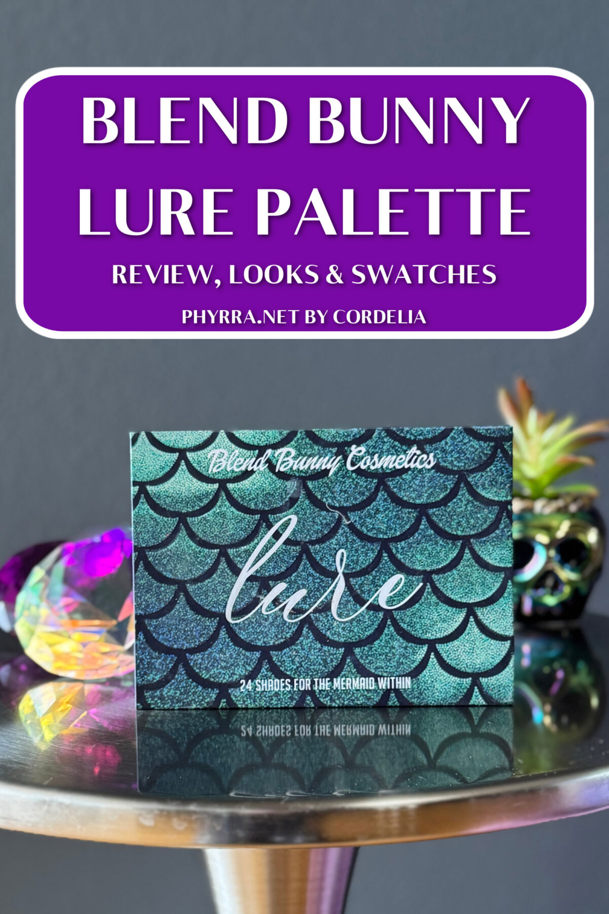 Blend Bunny Lure Palette Review, swatches, makeup inspiration and ideas by Cordelia Frost