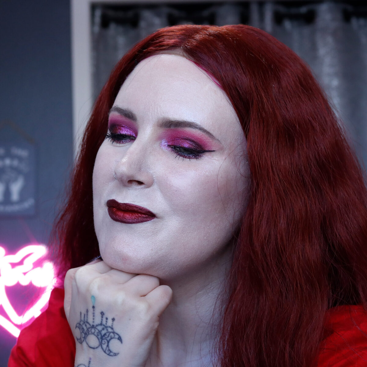 Cordelia's red lip gradient tutorial