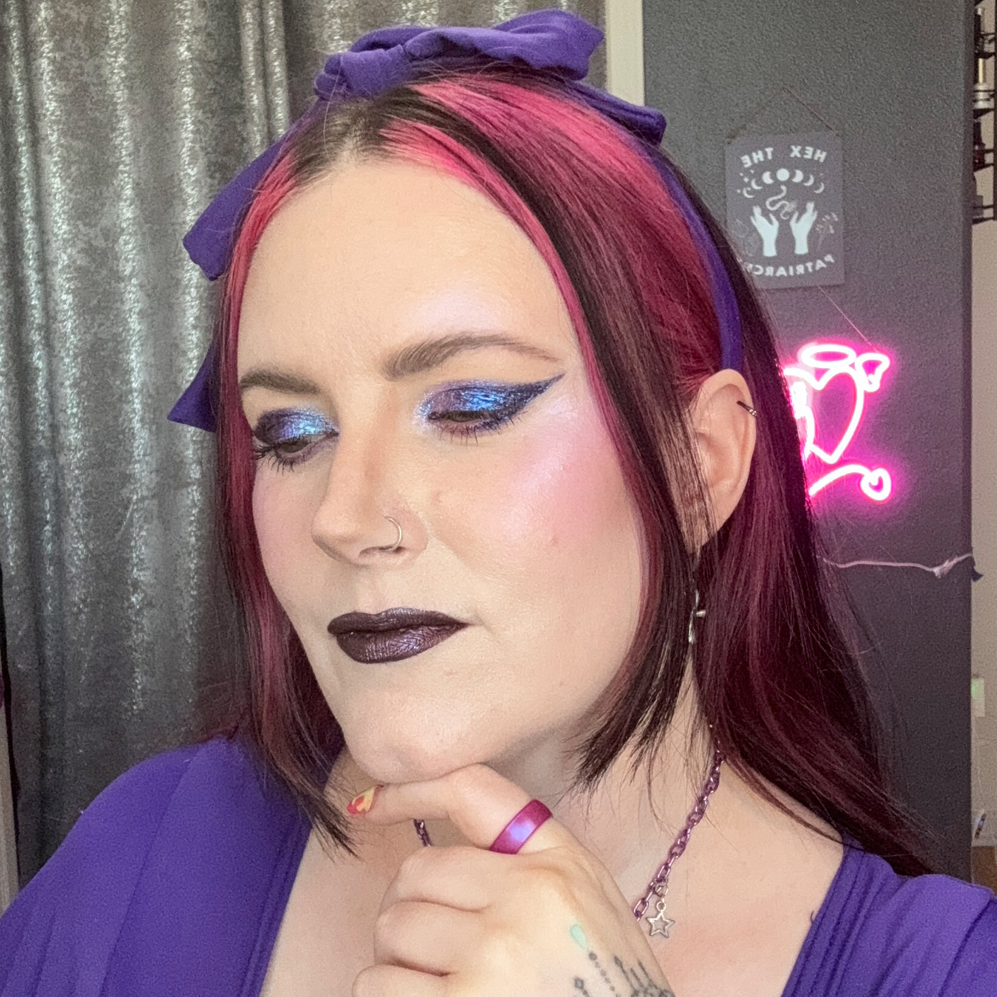 Purple Makeup Inspiration by Cordelia Frost