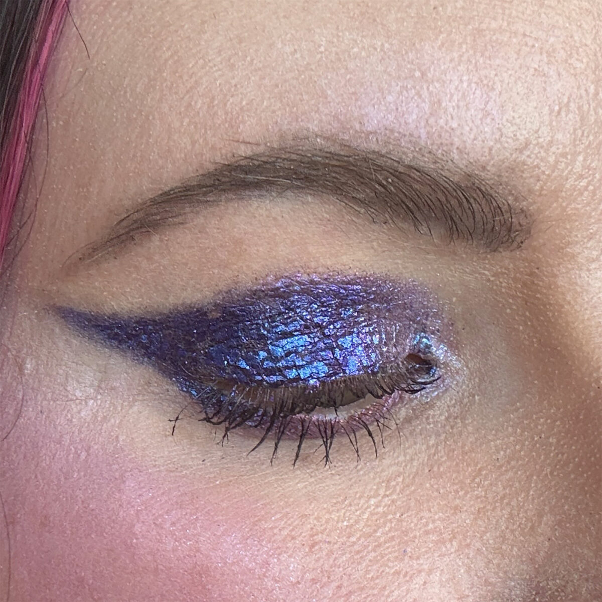 purple makeup inspiration by cordelia