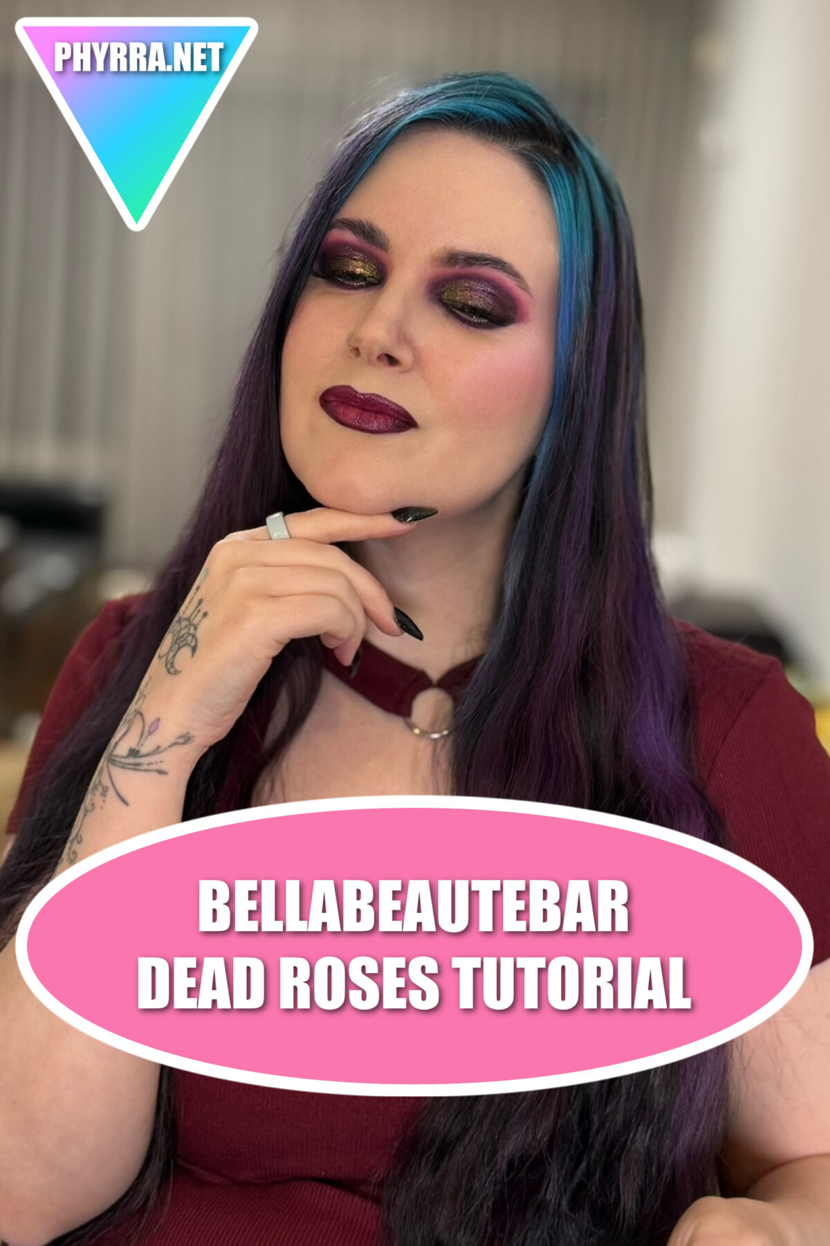 Bellabeautebar Dead Roses Eyeshadow Tutorial by Cordelia Frost