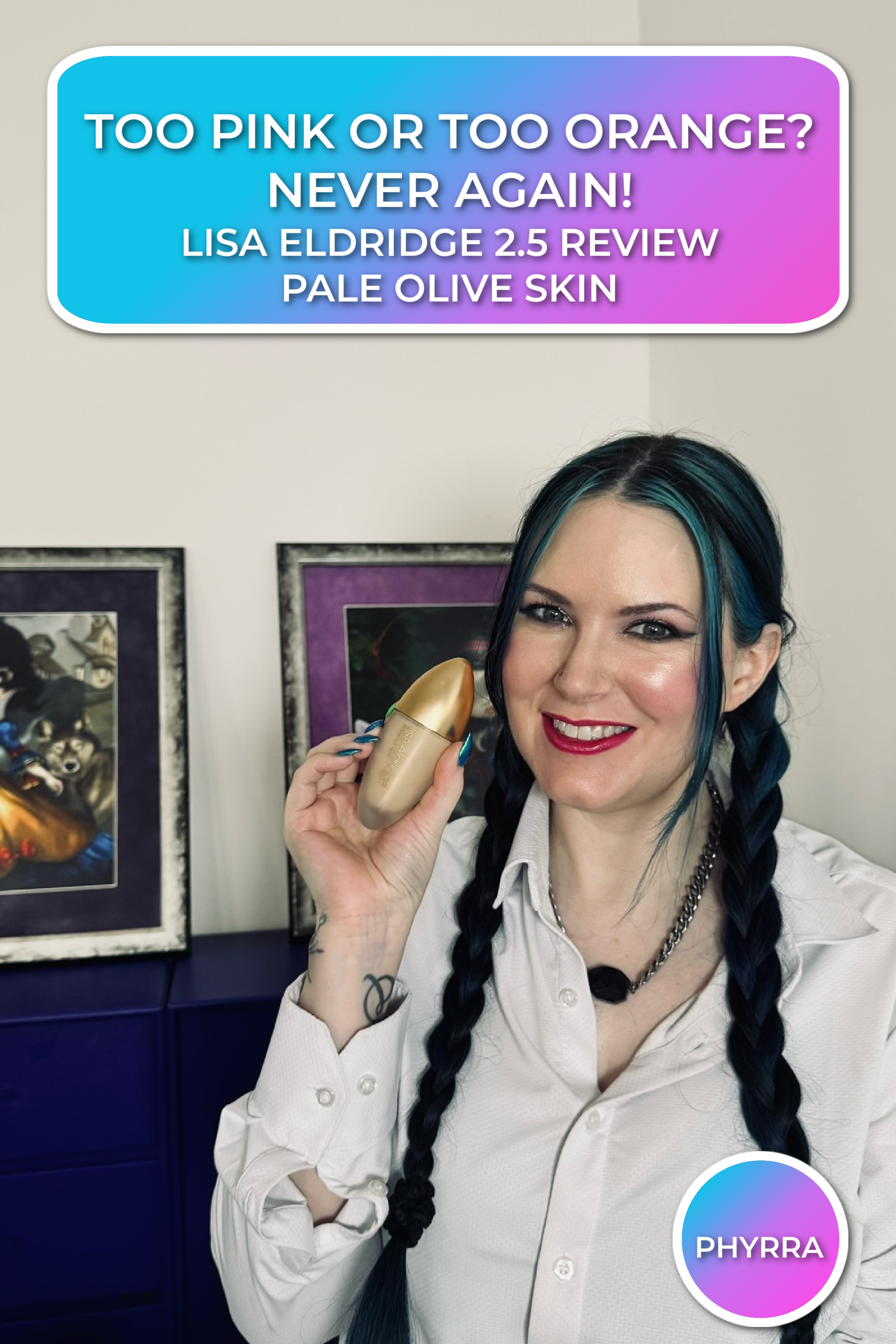 Lisa Eldridge The Foundation Shade 2.5 Review for Very Fair Olive Skin by Cordelia Frost