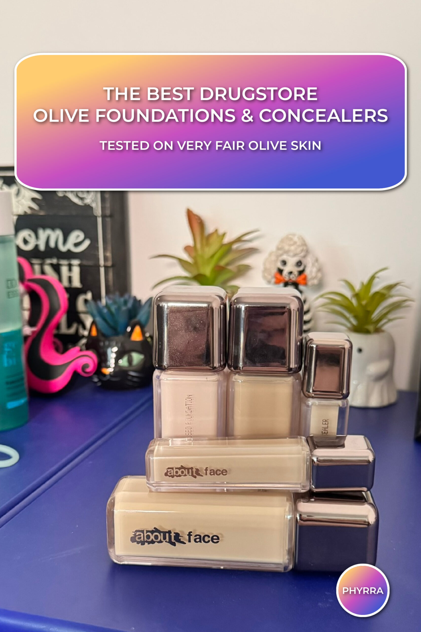 The Best Drugstore Olive Foundations & Concealers, Tested on Fair Olive Skin by indie makeup expert of 2 decades, Cordelia Frost
