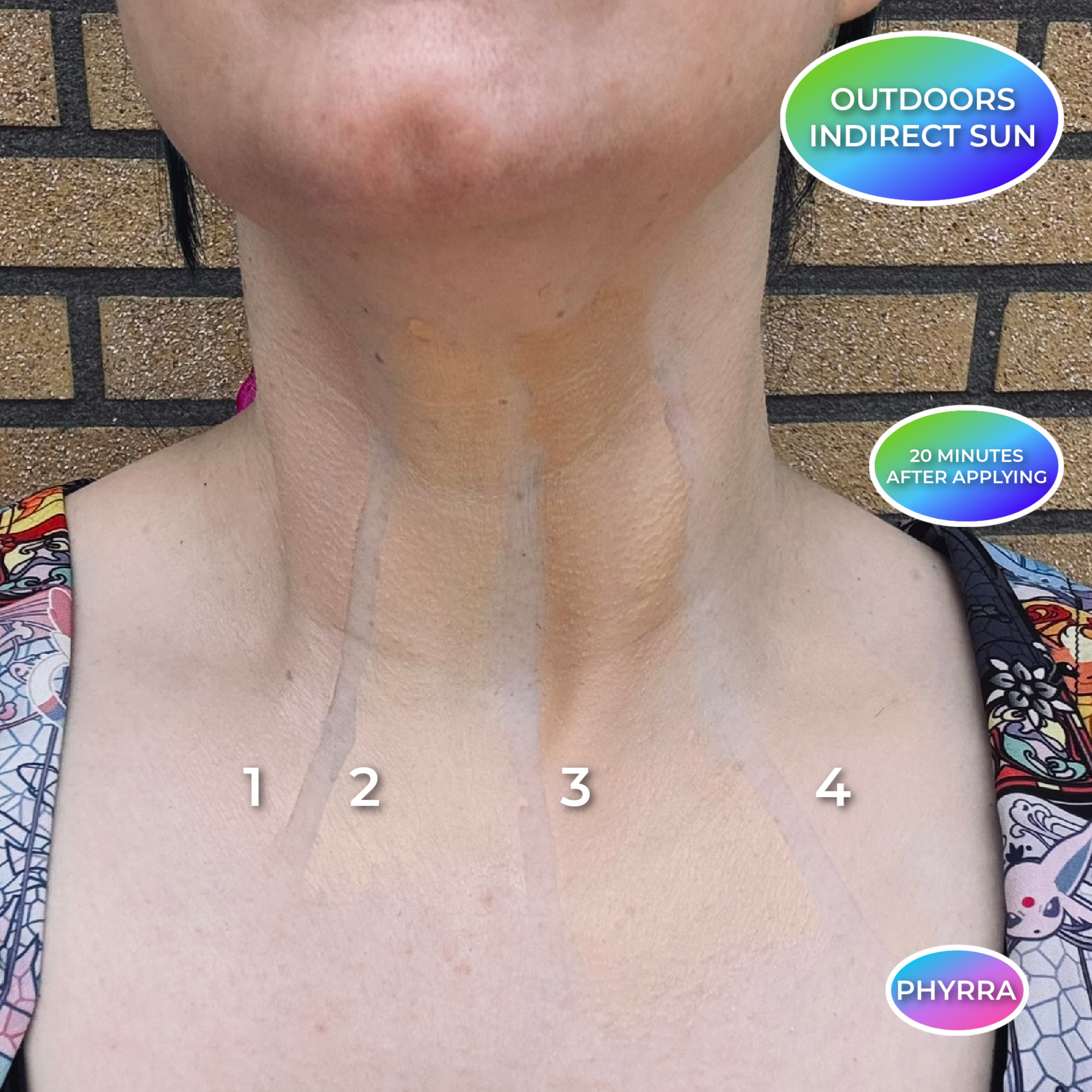 Fair foundation swatches for fair olive skin
