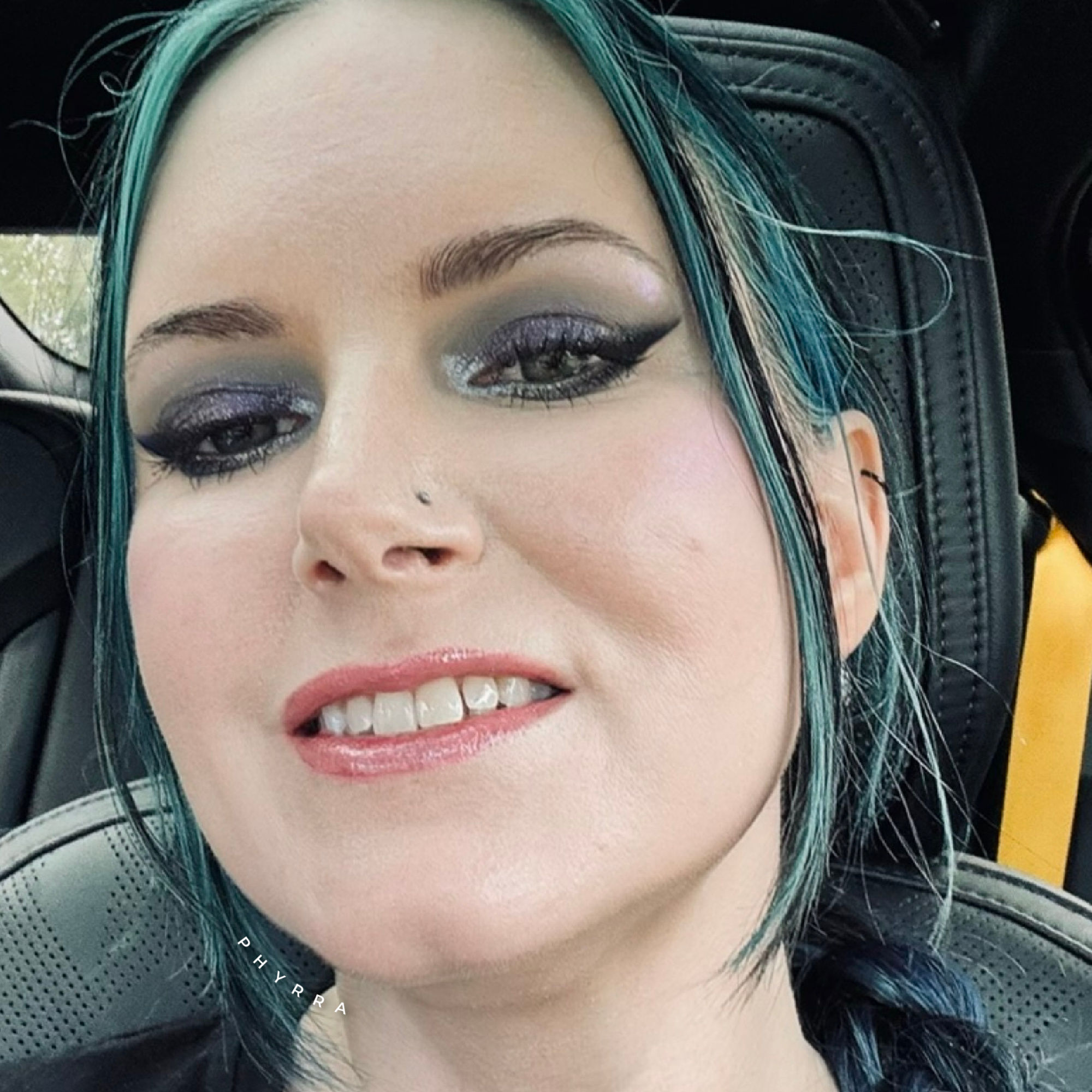 Wearing the Kaleidos Black Jasmine quad palette